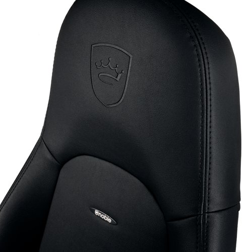The noblechairs ICON is an ergonomic and feature-rich gaming chair that offers consistent comfort, even after prolonged hours of working or gaming at your desk. The chair and backrest are covered in a fine imitation leather and has microfine pores to maximise airflow. Featuring 4D armrests, rocking mechanism, adjustable backrest, durable gas lift (Safety Class 4) and a strong 5-point base made of solid aluminium. The chair supports weights up to 150kg.