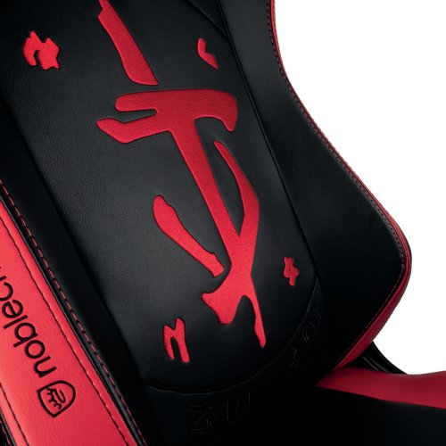 The noblechairs HERO is an ergonomic and feature-rich gaming chair that offers consistent comfort, even after prolonged hours of working or gaming at your desk. The DOOM Edition features a black and red colour scheme with demonic pentagram, classic DOOM logo on front and back, Mark of the DOOM Slayer on the front seating area and adjustable lumbar support. The chair also has an oversized seat and backrest, enlarged 4D armrests with padding and a memory foam headrest. The chair supports weights up to 150kg.