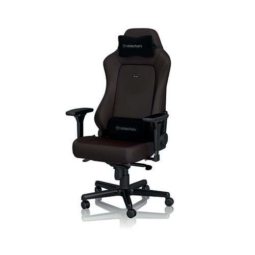 The noblechairs HERO is an ergonomic and feature-rich gaming chair that offers consistent comfort, even after prolonged hours of working or gaming at your desk. Featuring imitation leather covering, breathable micro-pores, comfortable cold foam upholstery, stainless steel levers, adjustable lumbar support and enlarged 4D armrests with cushioning. The chair supports weights up to 150kg.
