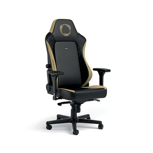The noblechairs HERO is an ergonomic and feature-rich gaming chair that offers consistent comfort, even after prolonged hours of working or gaming at your desk. Inspired by The Elder Scrolls Online universe, this special edition embodies the world of Tamriel with the three factions and Daedric sigils featured. With integrated adjustable lumbar support, 4D padded armrests with soft PU coating and lockable tilting mechanism. The wide backrest can be reclined from the upright 90 degree to a relaxing 125 degree. The chair supports weights up to 150kg.