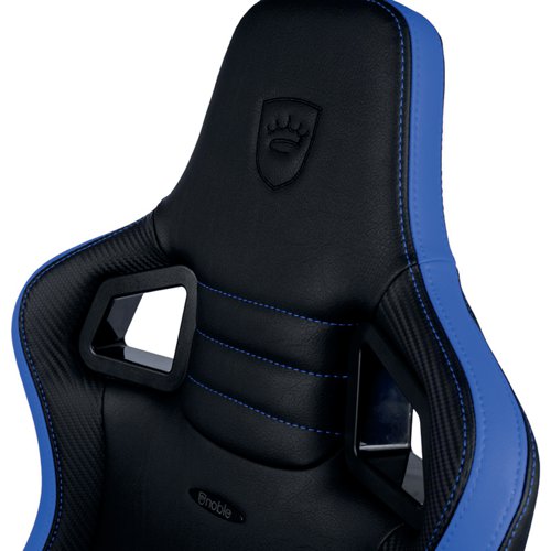 noblechairs EPIC Compact Gaming Chair Black/Carbon/Blue GC-030-NC - CK50524
