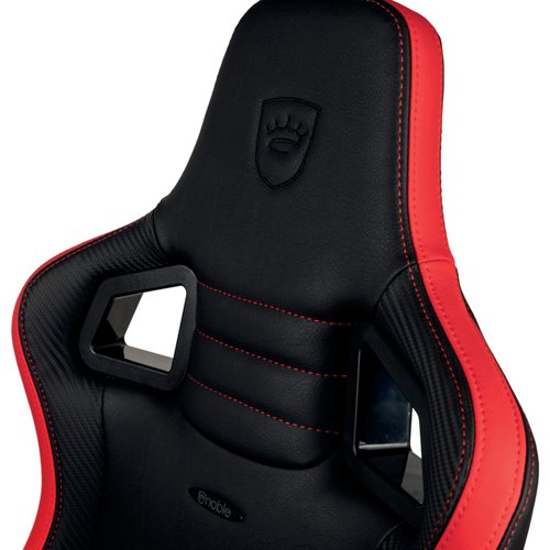 noblechairs EPIC Compact Gaming Chair Black/Carbon/Red GC-031-NC - CK50525