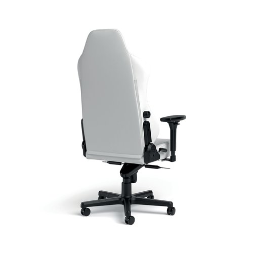 The noblechairs HERO is an ergonomic and feature-rich gaming chair that offers consistent comfort, even after prolonged hours of working or gaming at your desk. Featuring high-tech vinyl upholstery, stainless steel frame padded with a deform-resistant, dense cold foam, wider seat base and backrest, built-in adjustable lumbar support and 4D armrests. The chair supports weights up to 150kg and is DIN EN 1335 certified for office use.