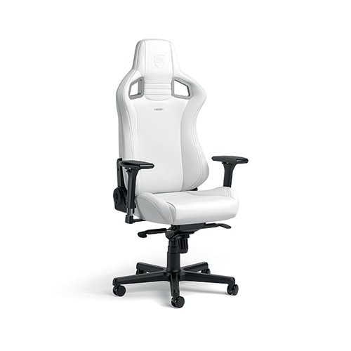 noblechairs EPIC Gaming Chair Faux Leather White Edition GC-033-NC