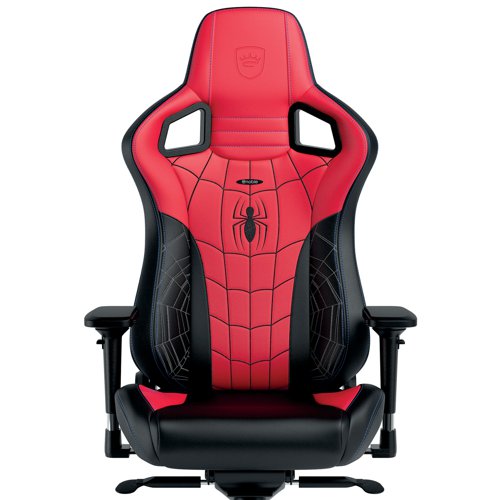 The noblechairs EPIC is a one of a kind luxury gaming chair. Combining noblechairs winning ergonomics and Spider-Mans iconic aesthetic, this officially licenced gaming chair is packed with premium features and a stunning design. The noblechairs 4D armrests offer maximum adjustability across four directions along with an adjustable lumbar support and a first class rocking mechanism, which allows the chair to tip up to 11 degrees. The five-point base is made of a powder-coated aluminium and has special casters and supports a weight of up to 120kg.