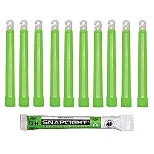 Click Medical Cyalume 12Hr 15Cm Snaplight Green Light Stick Box Of 10