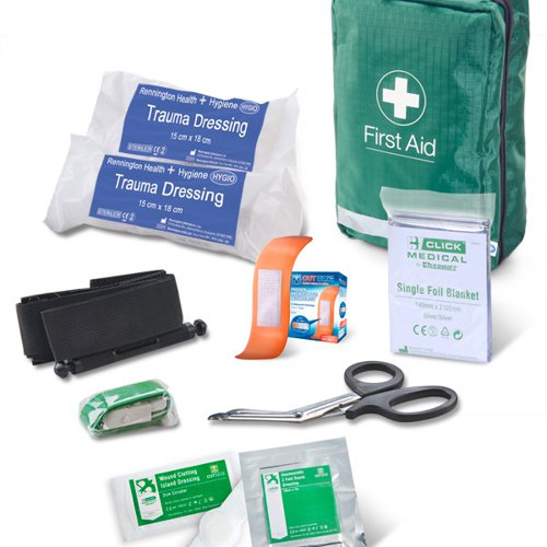 Click Medical Bs8599-1:2019 Critical Injury Pack Medium Risk In Bag