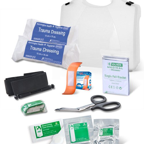 Click Medical Bs8599-1:2019 Critical Injury Pack High Risk In Box