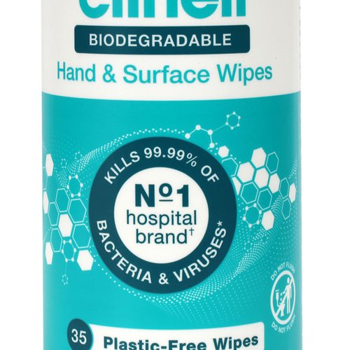 Click Medical Clinell Biodegradable Hand And Surface Wipe