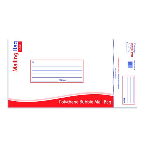 Bubble Mailing Bag Small 170x260mm (Pack of 10) OBS429