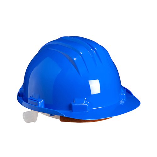 Climax Wheel Ratchet Safety Helmet Blue