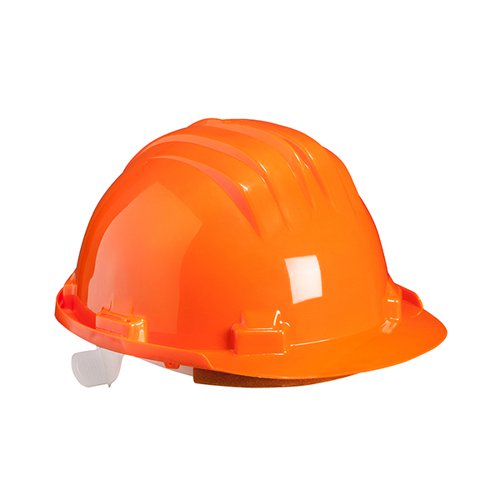 Climax Wheel Ratchet Safety Helmet Orange