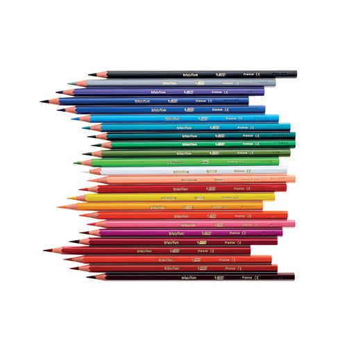 Bic Kids Evolution Ecolutions Colouring Pencils Assorted (Pack of 12) 829029