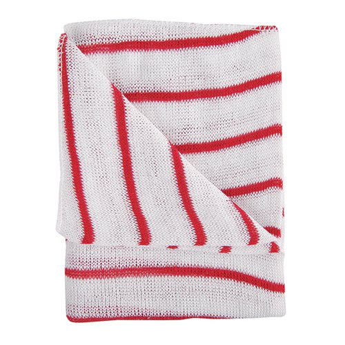 Hygiene Dishcloths 406x304mm Red/White (Pack of 10) 100755RD CNT00135 Buy online at Office 5Star or contact us Tel 01594 810081 for assistance