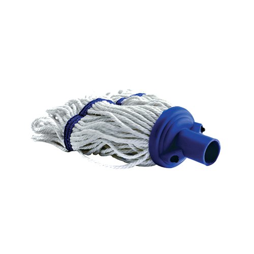 180g Hygiene Socket Mop Head Blue 103061BU CNT00707 Buy online at Office 5Star or contact us Tel 01594 810081 for assistance