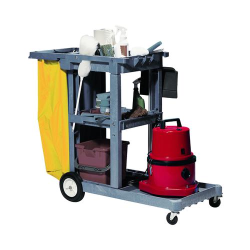 Struct-O-Cart Mobile Cleaning Trolley Grey (Includes reusable 100 litre vinyl waste bag) 101332