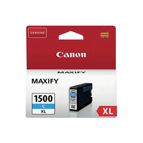 Canon PGI-1500XL Inkjet Cartridge High Yield Cyan 9193B001 - Canon - CO00388 - McArdle Computer and Office Supplies