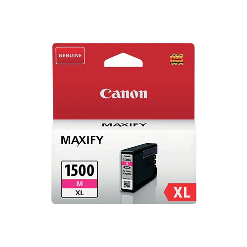 Canon PGI-1500XL Inkjet Cartridge High Yield Magenta 9194B001