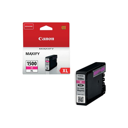 Canon PGI-1500XL Inkjet Cartridge High Yield Magenta 9194B001