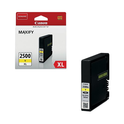 Canon PGI-2500XL Inkjet Cartridge High Yield Yellow 9267B001 - Canon - CO00493 - McArdle Computer and Office Supplies