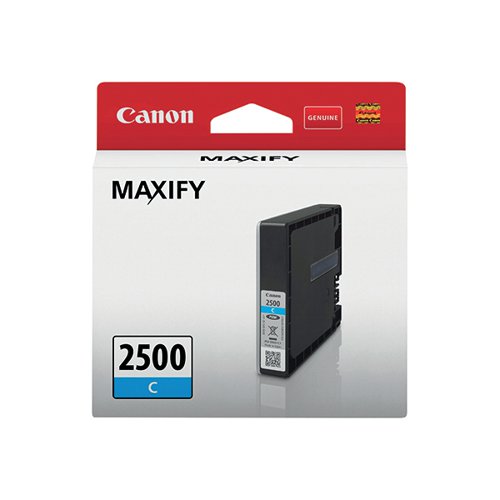 Canon PGI-2500C Inkjet Cartridge Cyan 9301B001