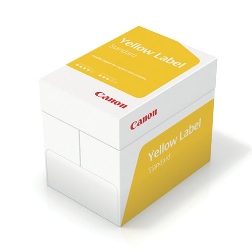 CO01116 Canon A4 Yellow Label Standard Paper 80gsm White 97003515