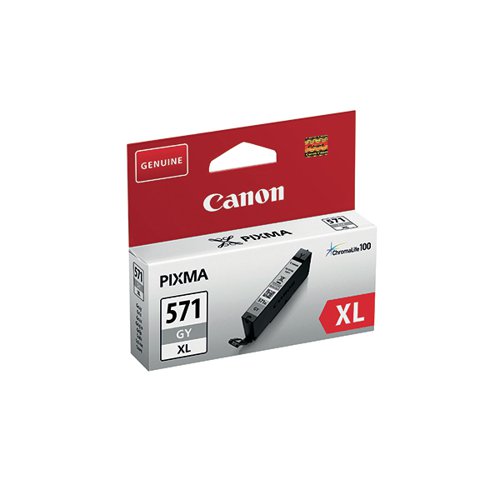 Canon CLI-571XL Inkjet Cartridge High Yield Grey 0335C001