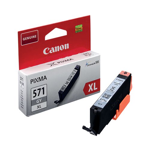 Canon CLI-571XL Inkjet Cartridge High Yield Grey 0335C001 - Canon - CO03290 - McArdle Computer and Office Supplies
