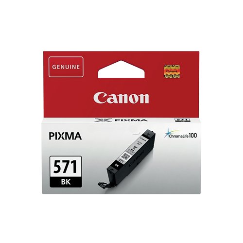 Canon CLI-571BK Inkjet Cartridge Black 0385C001