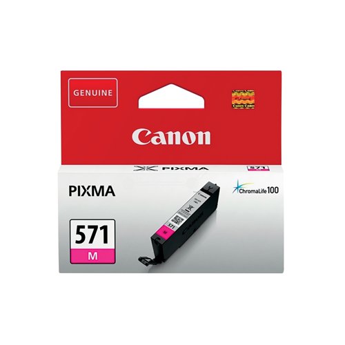Canon CLI-571M Inkjet Cartridge Magenta 0387C001