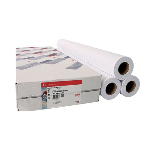 Canon Uncoated Draft Inkjet Paper 914mmx91m White 97025851 CO04543 Buy online at Office 5Star or contact us Tel 01594 810081 for assistance
