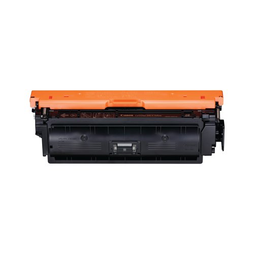 Ensure consistent high performance and top quality output from your Canon printer by using this genuine Canon 040 toner replacement. The 040 yellow toner cartridge is designed for use with i-SENSYS LBP712Cxi-SENSYS LBP710Cx printers and will produce consistent vibrant colours and graphics throughout its lifetime. Easy to install, maintain and replace, the cartridge will last for up to 10,000 pages at an average 5% coverage.