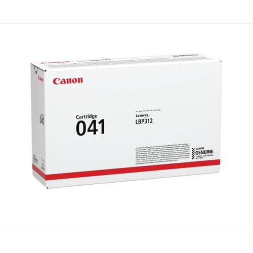 Canon 041BK Toner Cartridge Black 0452C002 - Canon - CO07249 - McArdle Computer and Office Supplies