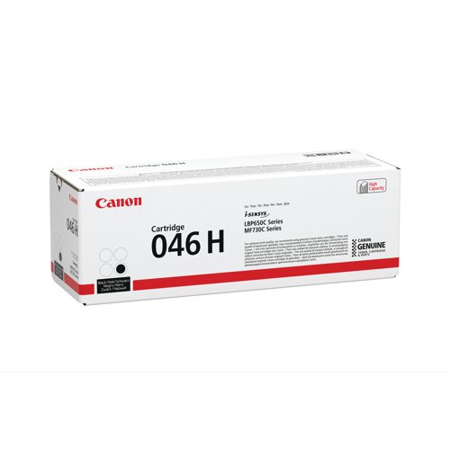 Canon 046H Toner Cartridge High Yield Black 1254C002 Toner CO07405