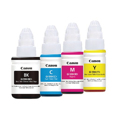 Canon GI-590BK Ink Bottle Black 1603C001 CO07471 Buy online at Office 5Star or contact us Tel 01594 810081 for assistance