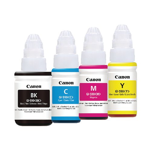 Canon GI-590Y Ink Bottle Yellow 1606C001 CO07475 Buy online at Office 5Star or contact us Tel 01594 810081 for assistance