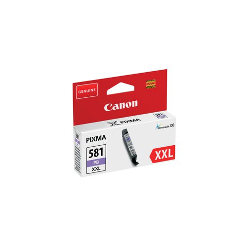 Canon CLI-581XXL Ink Cartridge Extra High Yield Photo Blue 1999C001 CO08696 Buy online at Office 5Star or contact us Tel 01594 810081 for assistance