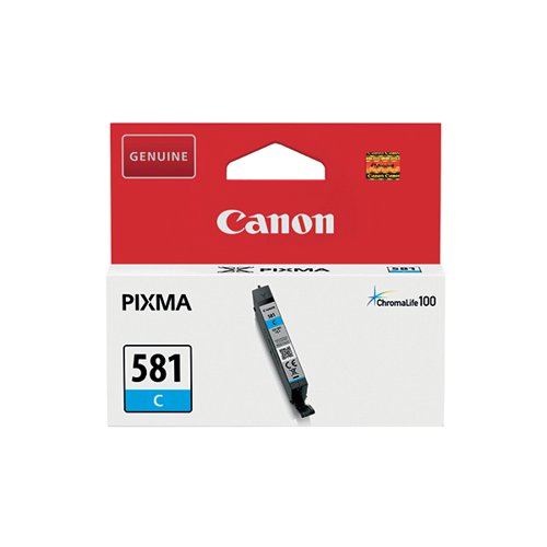 Canon CLI-581C Inkjet Cartridge Cyan 2103C001