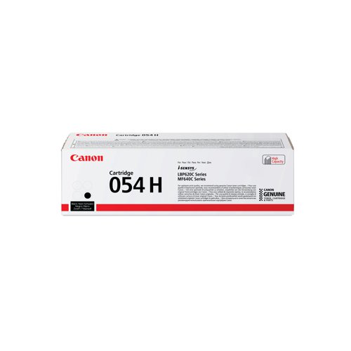 Canon 054H Toner Cartridge High Yield Black 3028C002 Toner CO12457