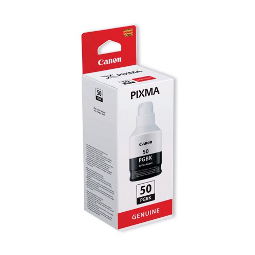 Canon GI-50PGBK Inkjet Cartridge Pigment Black 3386C001 CO13415 Buy online at Office 5Star or contact us Tel 01594 810081 for assistance