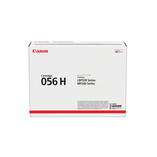 Canon 056H Toner Cartridge High Yield Black 3008C002 Toner CO13621