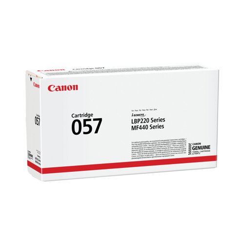Canon 057 Toner Cartridge Black 3009C002 Toner CO13625