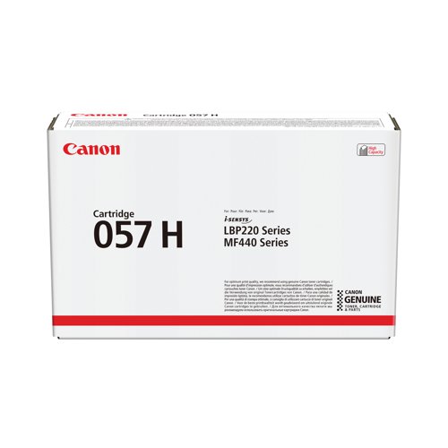 Canon 057H Toner Cartridge High Yield Black 3010C002 - CO13628