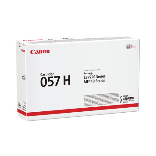 Canon 057H Toner Cartridge High Yield Black 3010C002 Toner CO13628