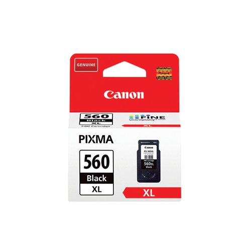 Canon PG-560XL Inkjet Cartridge High Yield Black 3712C001