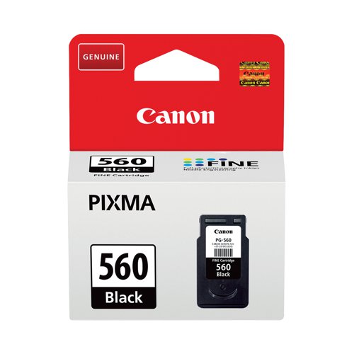 Canon PG-560 Inkjet Cartridge Black 3713C001 - CO14464