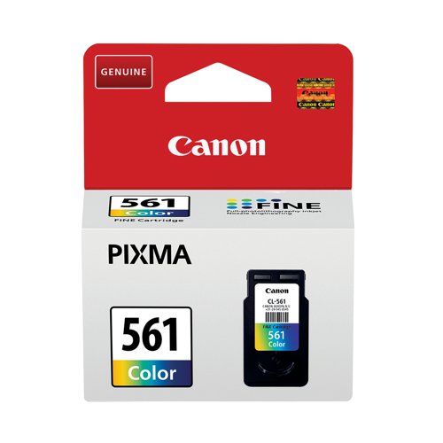 Canon CL-561 Colour Inkjet Cartridge Tri-Colour Cyan/Magenta/Yellow 3731C001 Inkjet Cartridges CO14503