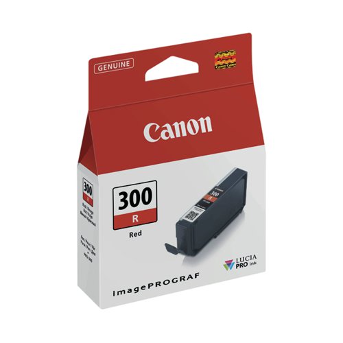 Canon PFI-300 Pro Series Red Ink Tank 4199C001