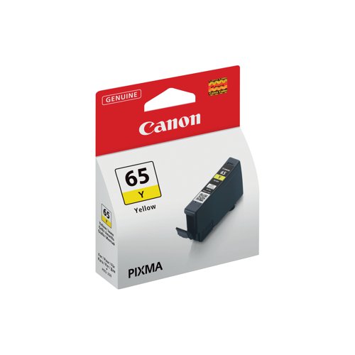 Canon CLI-65Y Inkjet Cartridge Yellow 4218C001 Inkjet Cartridges CO15931