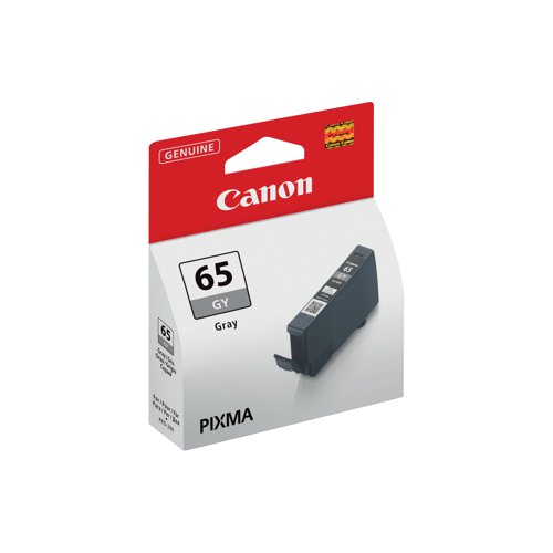 Canon CLI-65GY Inkjet Cartridge Grey 4219C001 CO15934 Buy online at Office 5Star or contact us Tel 01594 810081 for assistance
